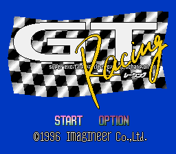 GT Racing Title Screen